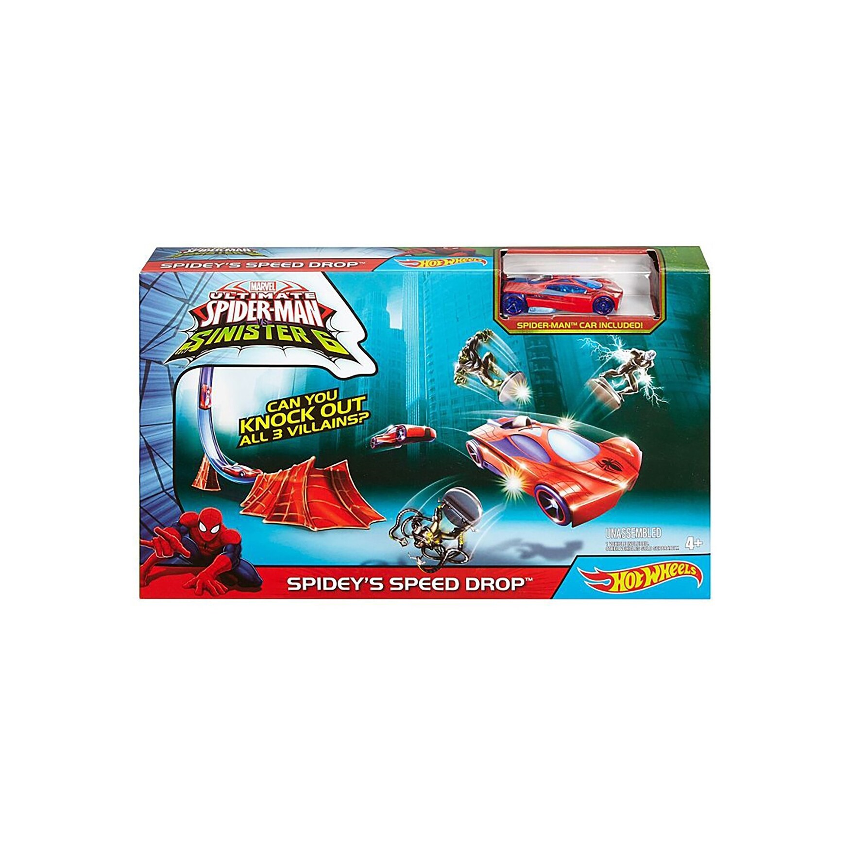 hot wheels spiderman track set