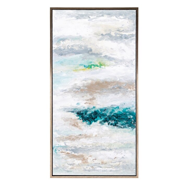 Shop 61 7 Subtle Colored Abstract Style Corinth Framed Oil
