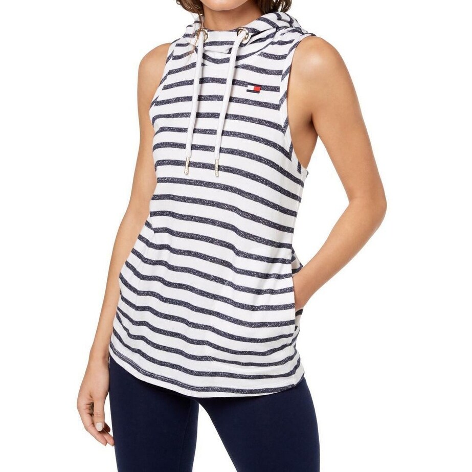 tommy hilfiger sleeveless hoodie