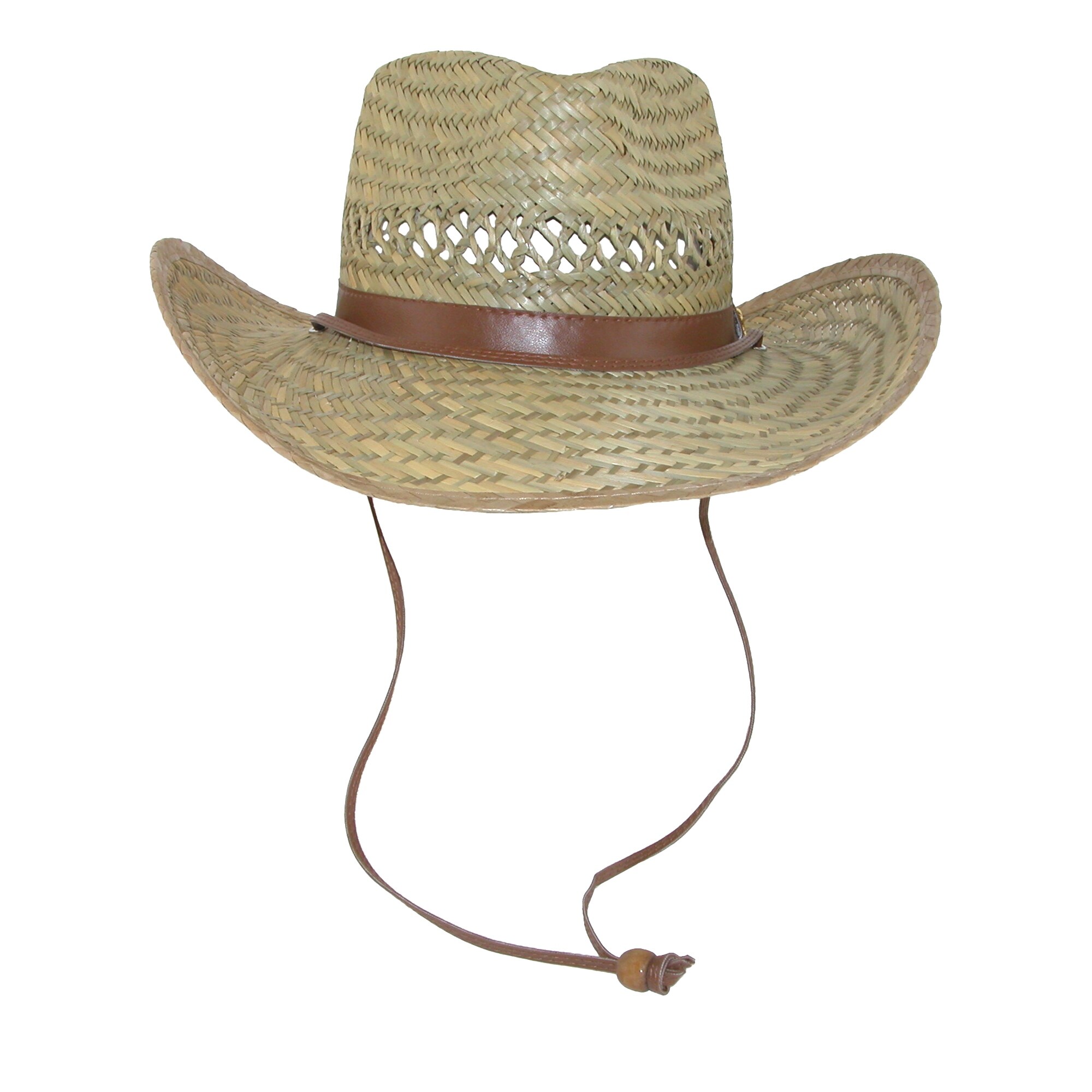 dorfman pacific men's outback hat with chin cord