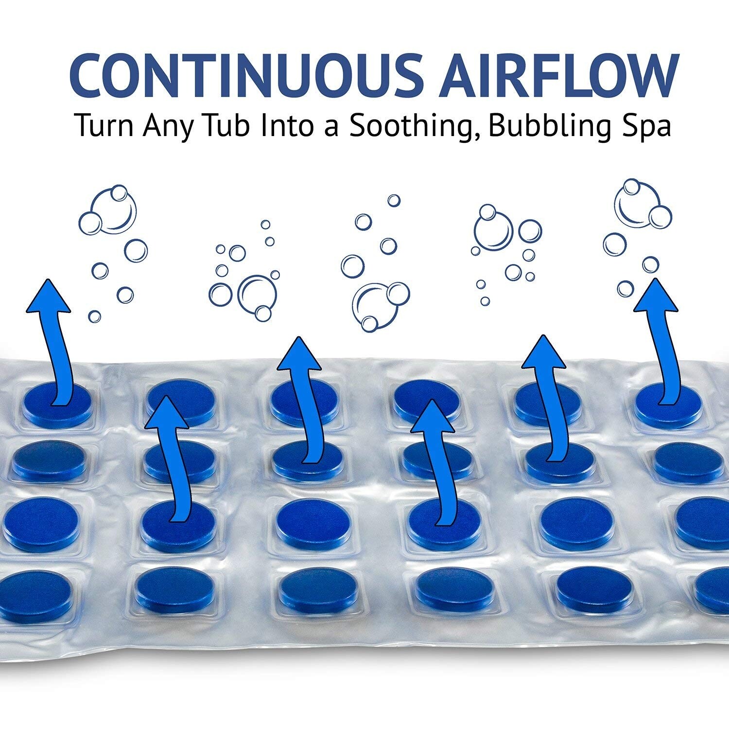 Shop Ivation Bubble Bath Massage Mat Full Body For Relaxing Bath