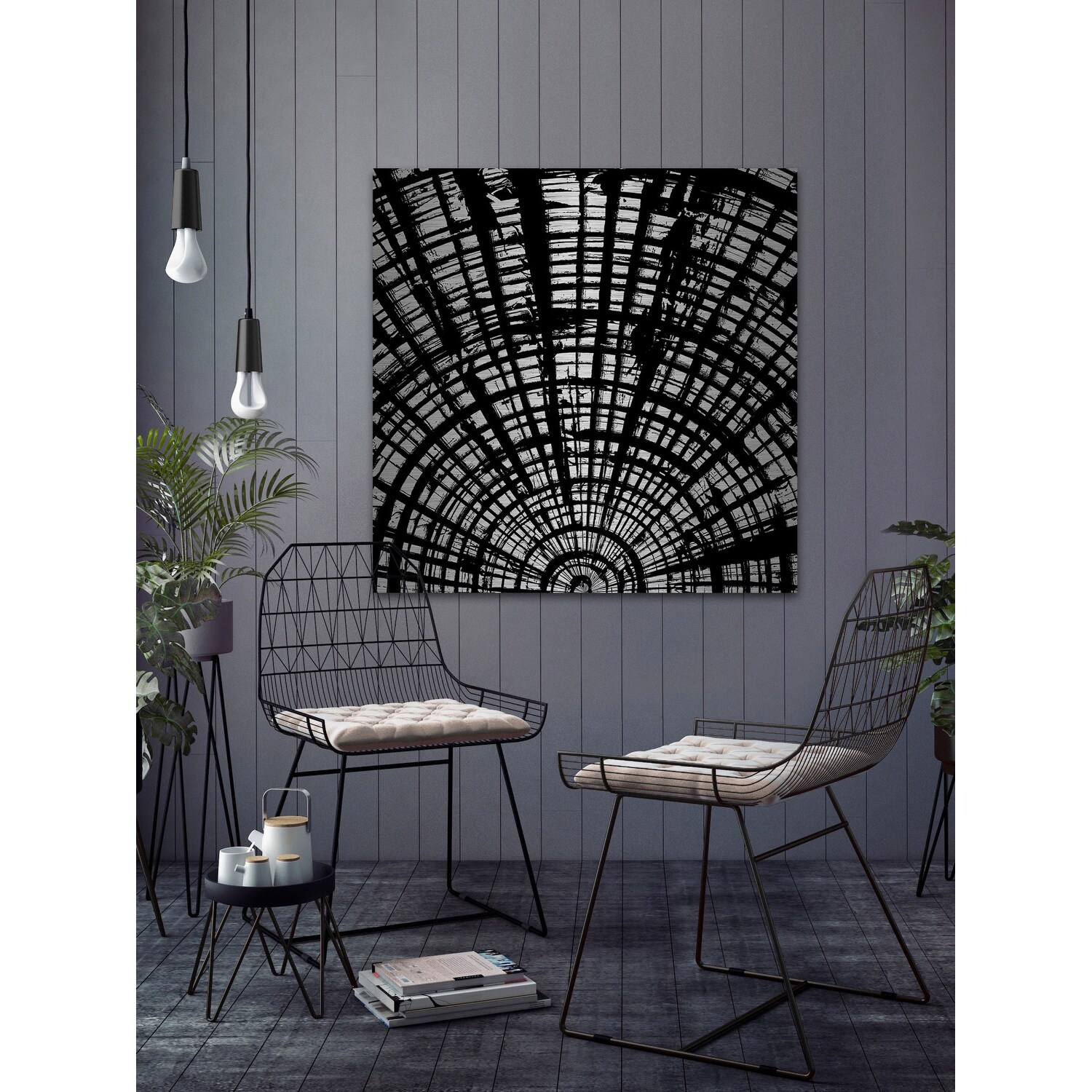 Marmont Hill Mh Revbwc 18 Al 24 24 X 24 Grand Expansion Frameless Giclee Abstract Print On Aluminum Black