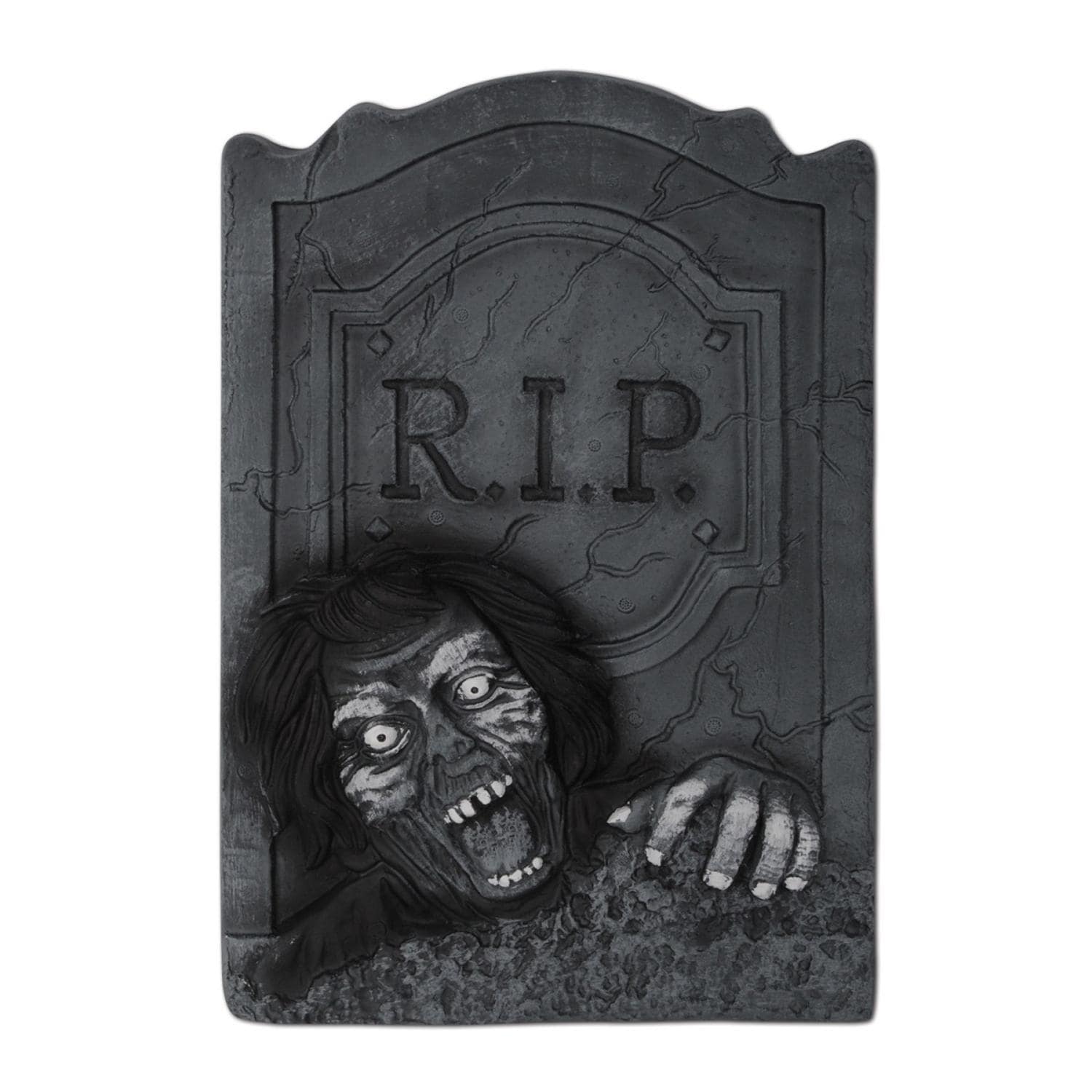 Shop Pack Of 6 Haunted Halloween 3 D Zombie RIP Tombstone