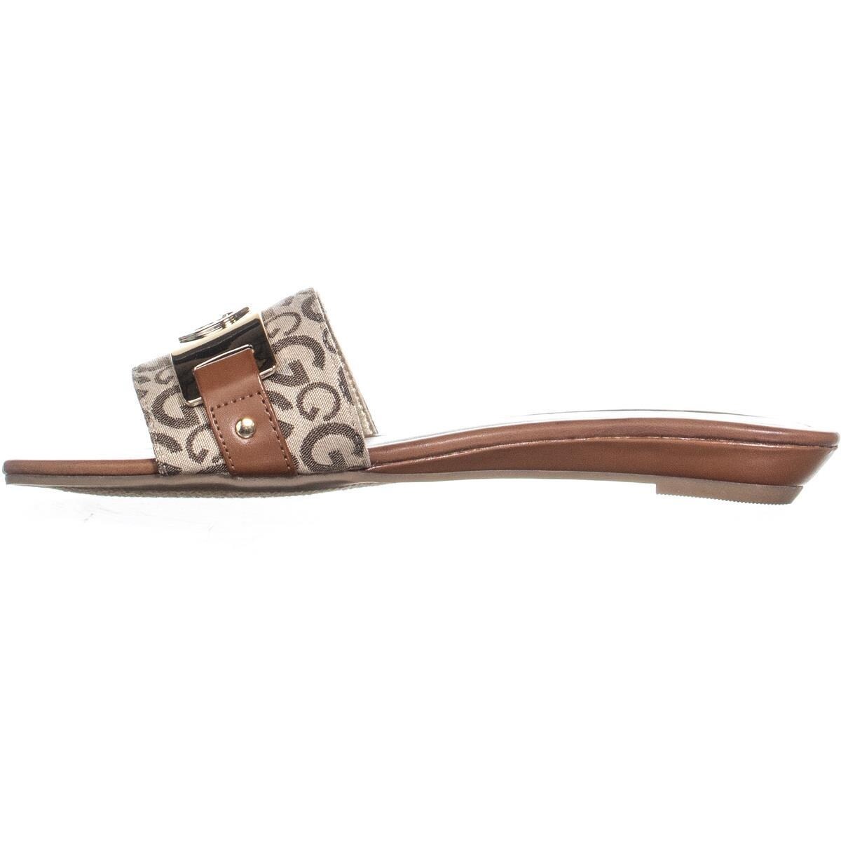 g by guess jeena slide flat sandals