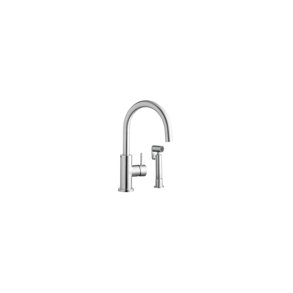 Shop Elkay Lk7922 Allure 1 5 Gpm Deck Mounted Kitchen Faucet With