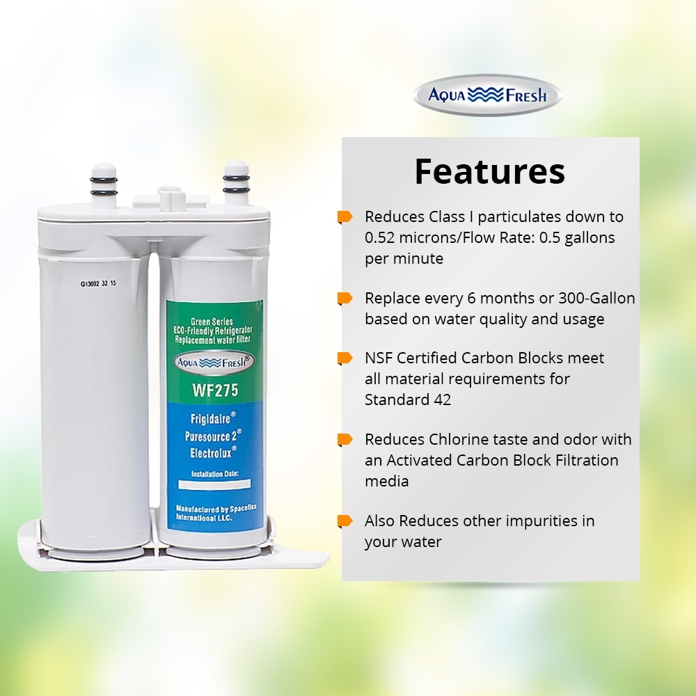 Shop Replacement Water Filter For Frigidaire FRSHT5EFW0 Refrigerator Water Filter by Aqua Fresh - Free Shipping On Orders Over $45 - Overstock.com - ...
