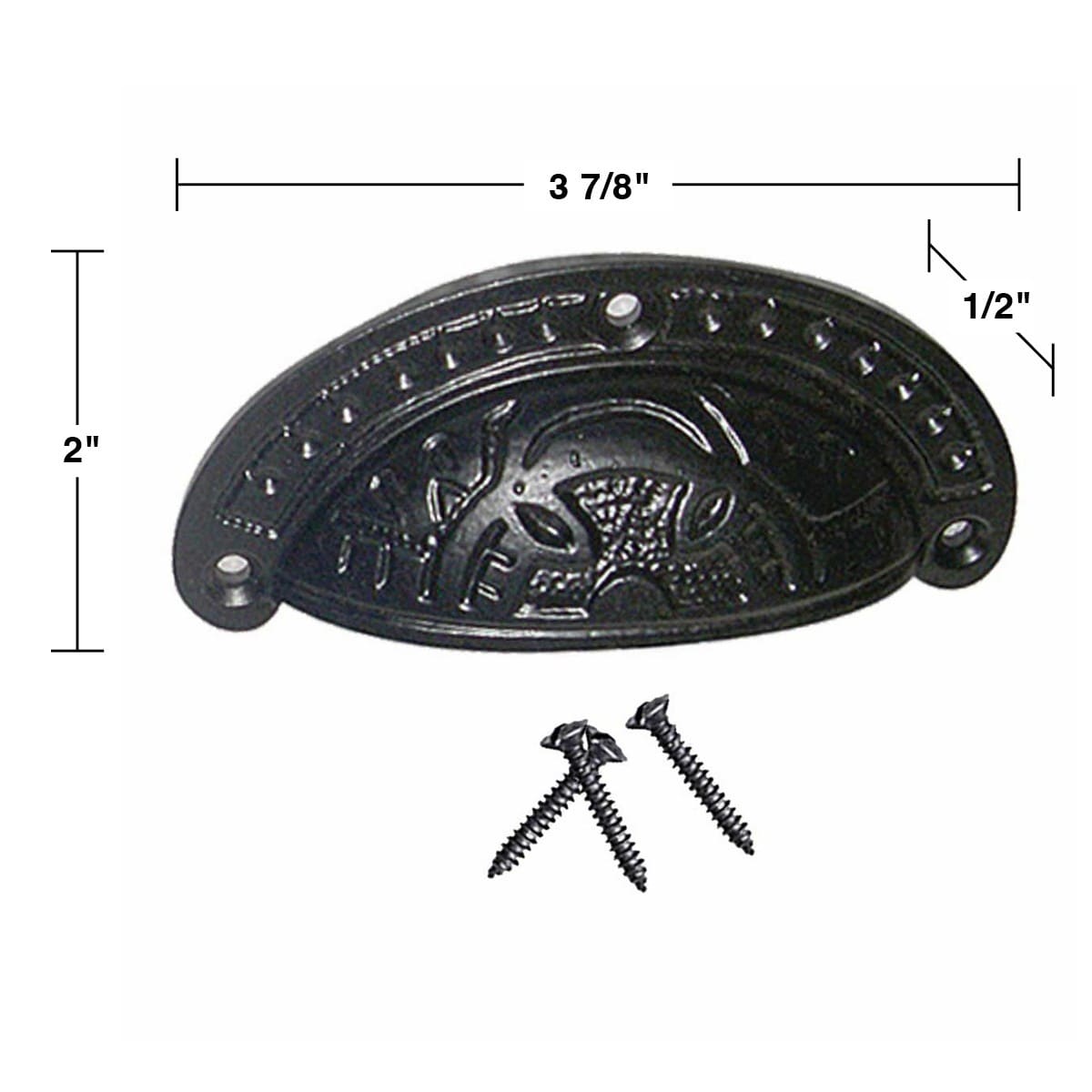 6 Cabinet Or Drawer Bin Pull Black Iron Cup Pulls 3 7 8 Inch 6 Cabinet Or Drawer Bin Pull Black Iron Cup Pulls 3 7 8 Inch On Free Shipping Orders Over 45 14054903