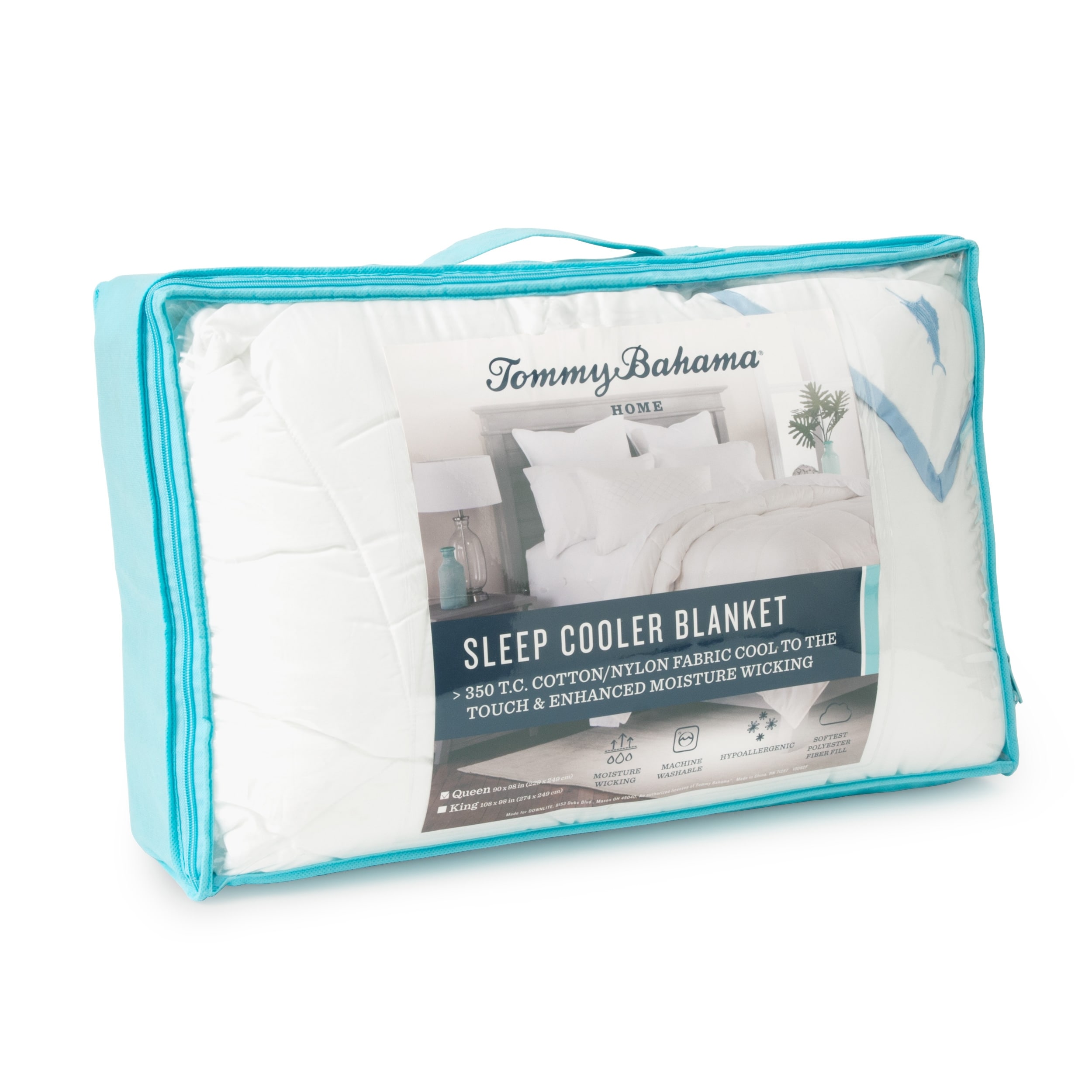 Tommy Bahama Cooling Nights Hypoallergenic Down Alternative Blanket Overstock 17678288