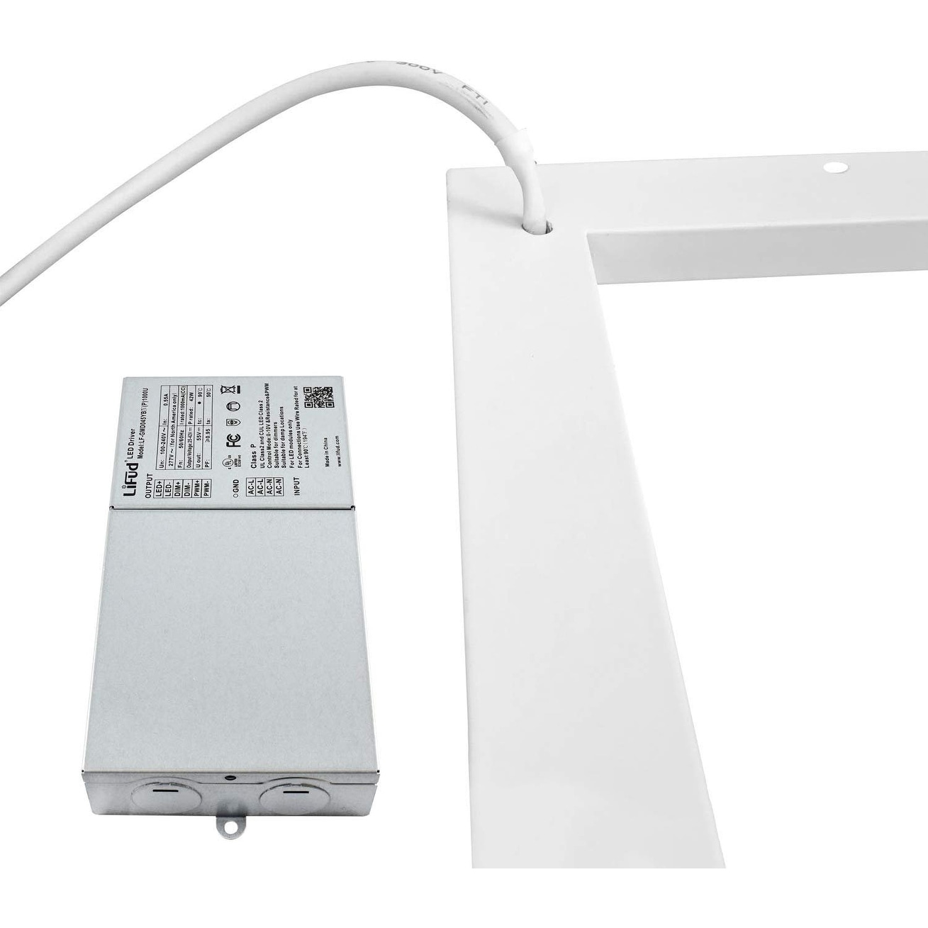 Shop Luxrite 2x2 Ft Slim Frame Led Edge Light 40w Dimmable 4000 Lumens Drop Ceiling Panel Light 100 277v Ul Listed Overstock 30429243