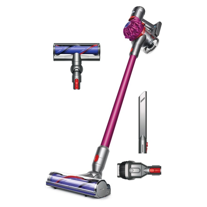 Dyson V7 Motorhead Cordless Vacuum Cleaner Direct Drive Cleaner Head Wand Set Combination Tool Crevice Tool Purple