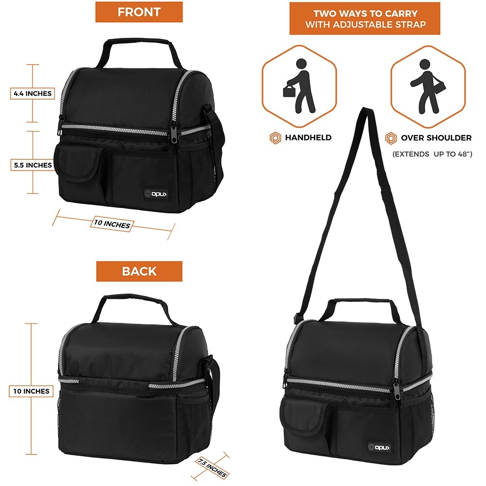 twin deck lunch bag