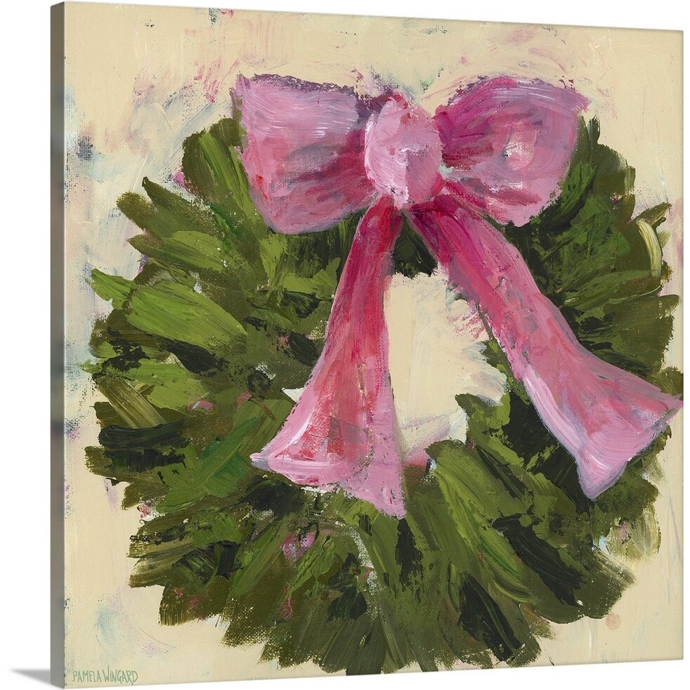 Shop Wreath I Canvas Wall Art On Sale Ships To Canada Overstock 16892168
