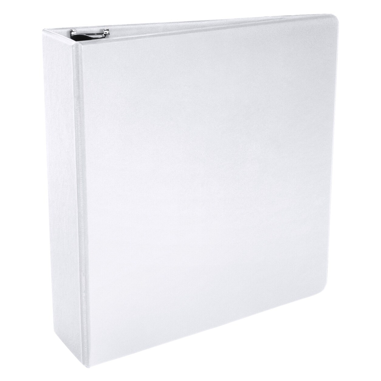 Shop School Smart Polypropylene Round Ring Binder 3 Inch White
