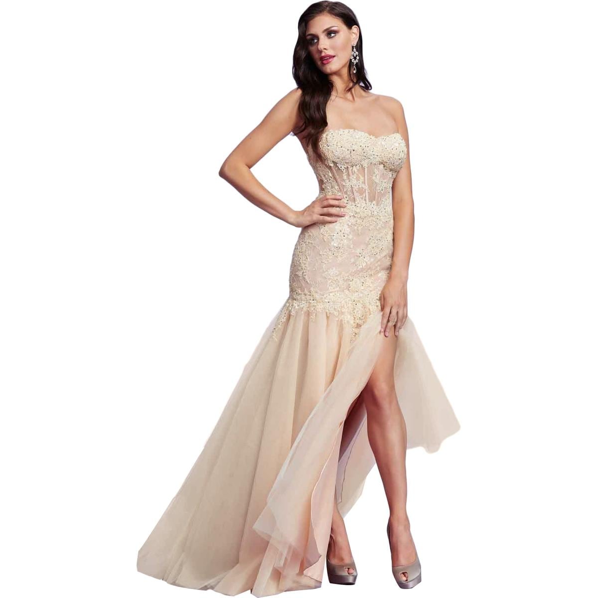 Strapless Formal Dress
