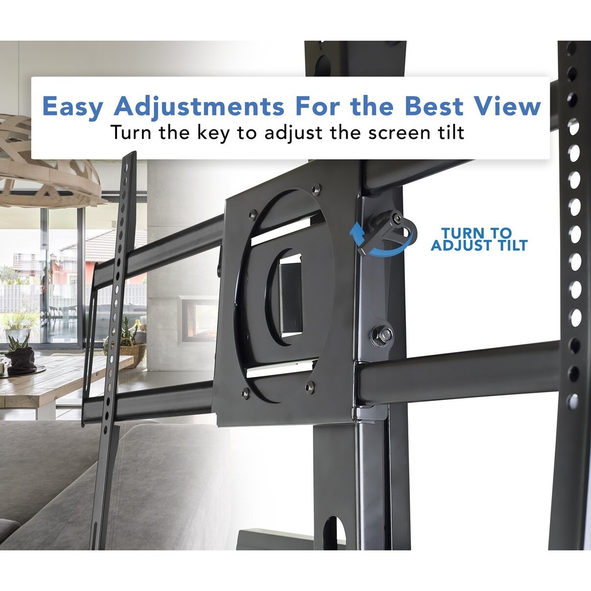 Shop Mount It Heavy Duty Fireplace Mantel Tv Mount Pull Down