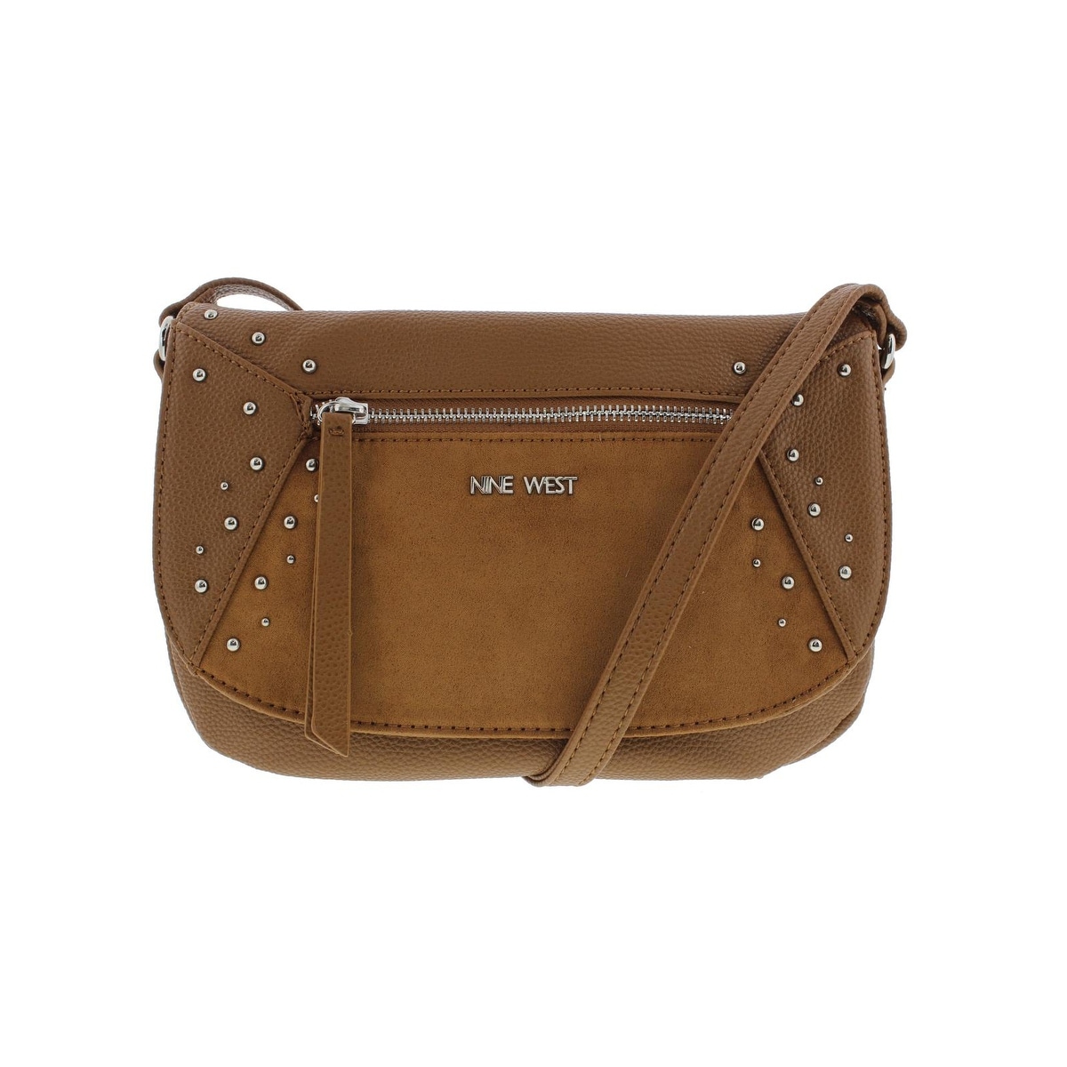 Nine West Womens Studded Star Crossbody Handbag Faux Leather Nine West Womens Studded Star Crossbody Handbag Faux Leather Lined Small Free Shipping On Orders Over 45 14381066