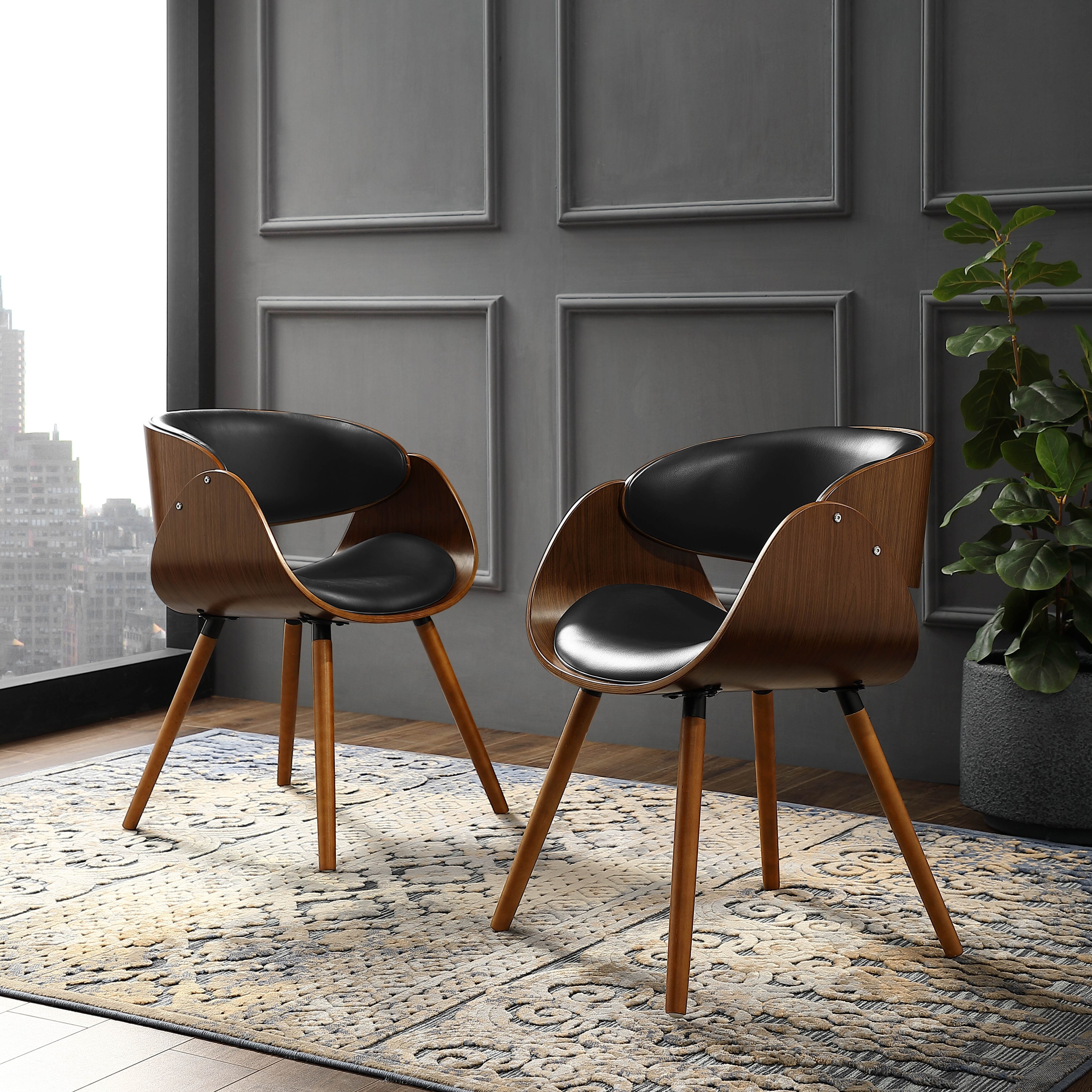 Corvus Mid Century Modern Accent Chair On Sale Overstock 20882542