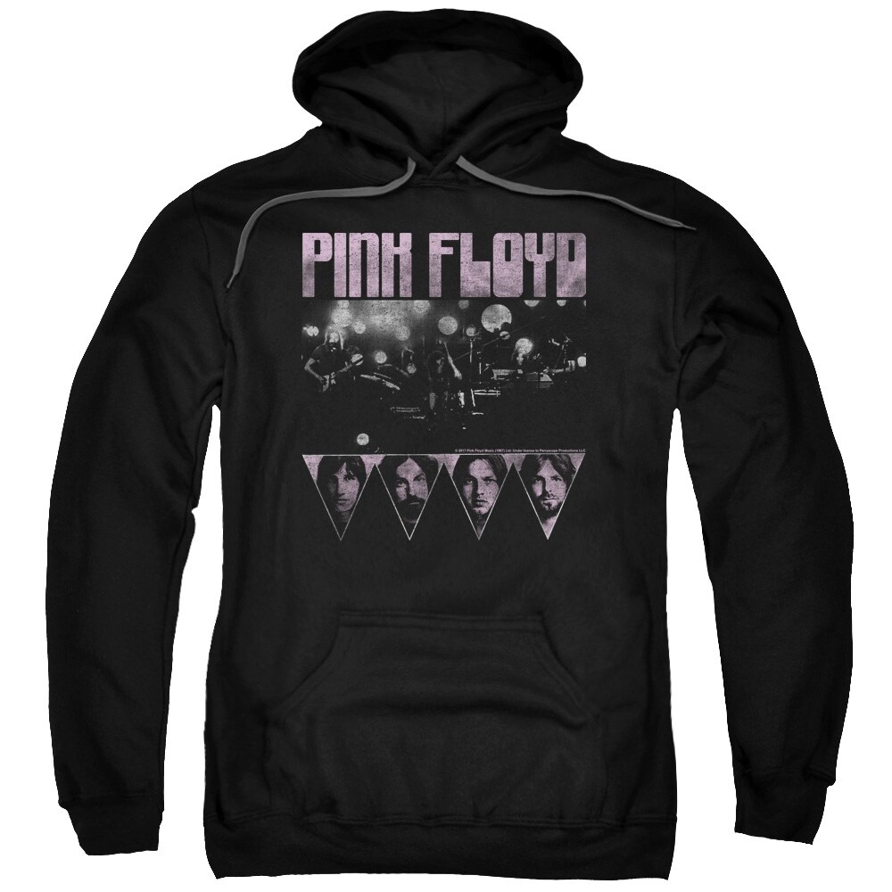 mens black and pink hoodie