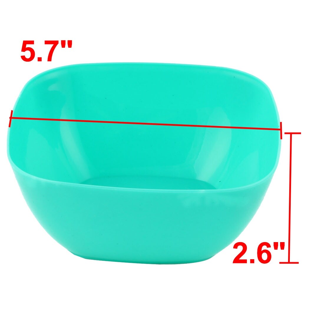 Shop Plastic Square Shaped Dessert Vegetable Container Fruit Salad