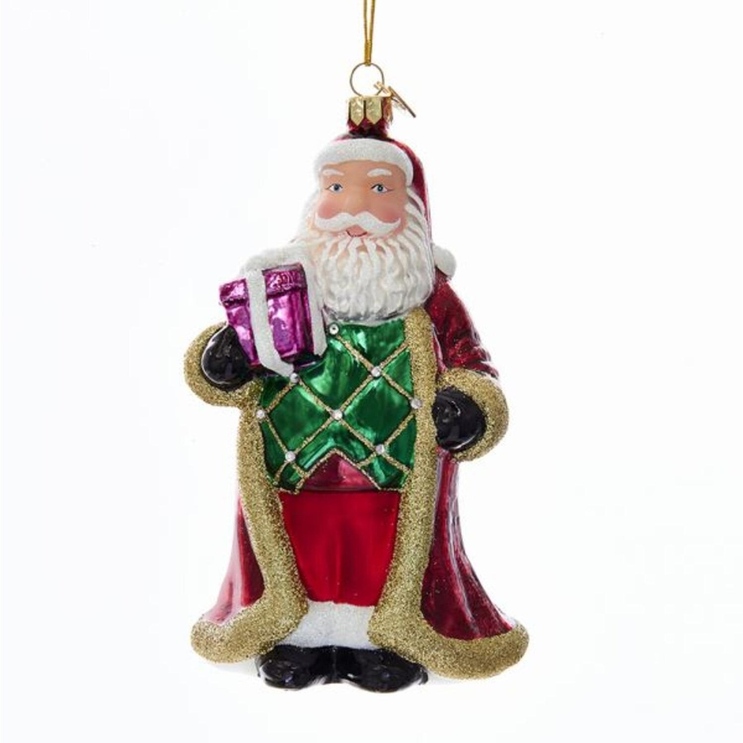 Pack Of 8 Vibrantly Colored Christmas Santa Claus With Gift Pack Of 8 Vibrantly Colored Christmas Santa Claus With Gift