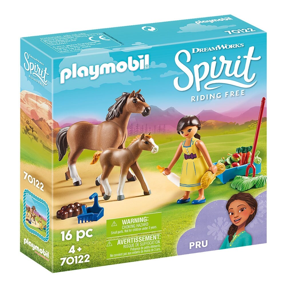 Shop Playmobil Mega Playset For Kids Spirit Riding Free Barn With Lucky Spirit Washable Coloring Playmat With 12 Markers Overstock 28501515