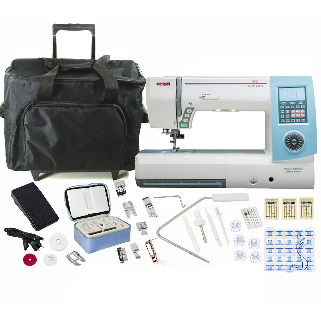 Shop Janome Horizon Memory Craft 8900QCP Special Edition Sewing and  Quilting Machine with Exclusive Bonus Bundle