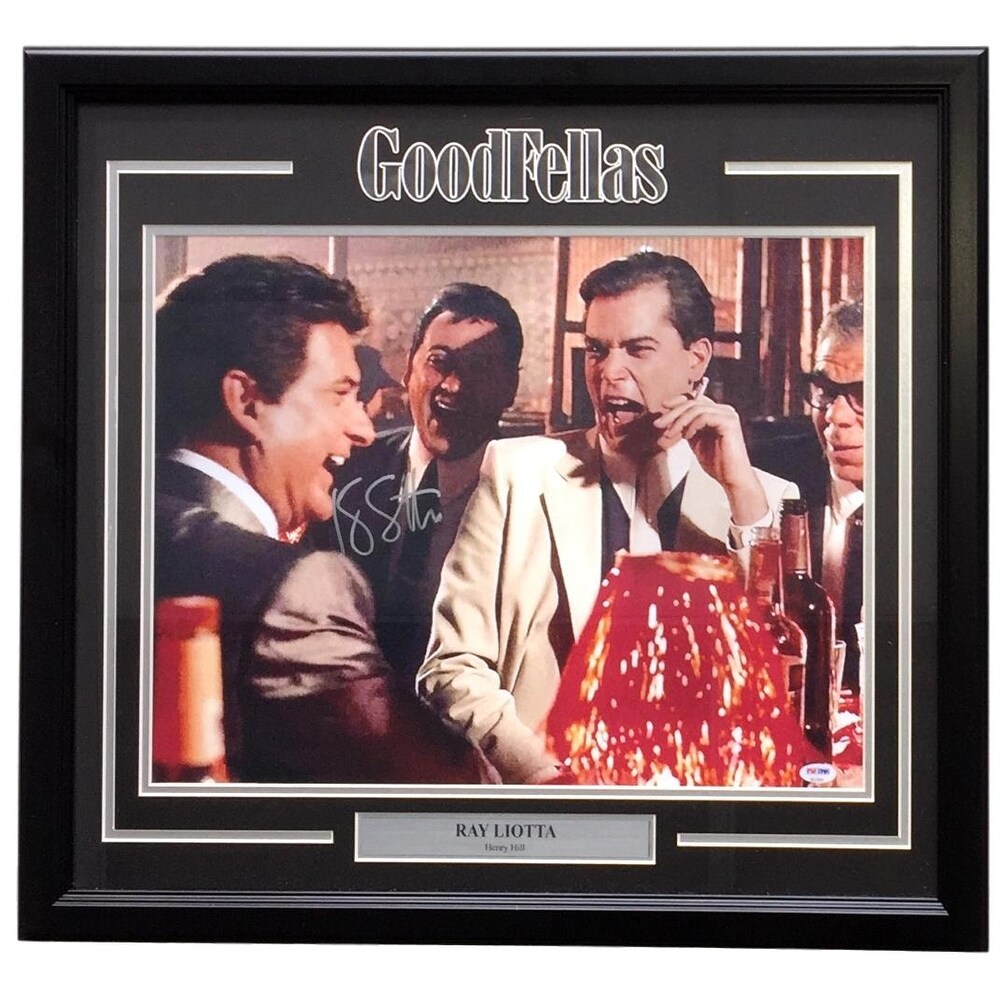 Shop Ray Liotta Signed Framed 16x20 Goodfellas Henry Hill Laughing Photo Silver Psa Overstock 18917524