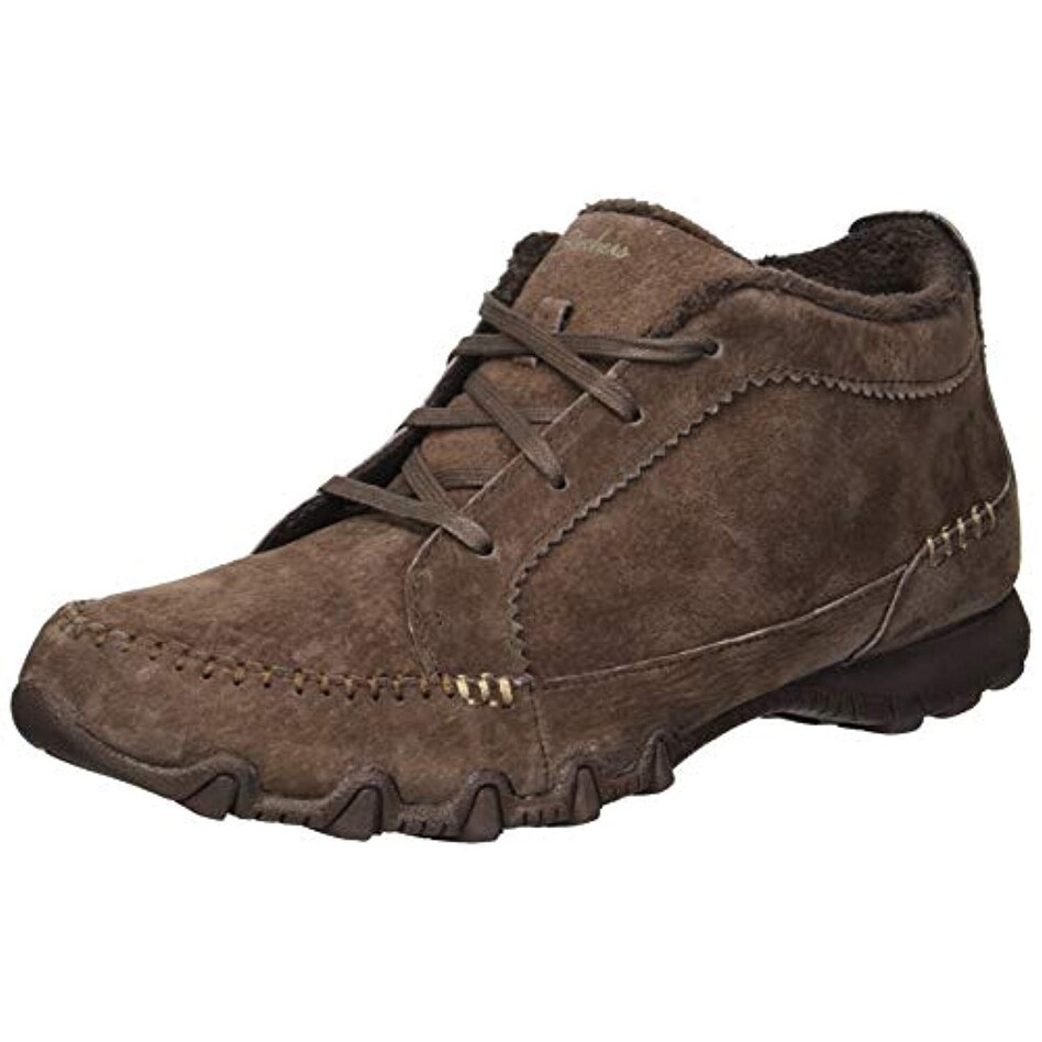 skechers women's bikers lineage boots