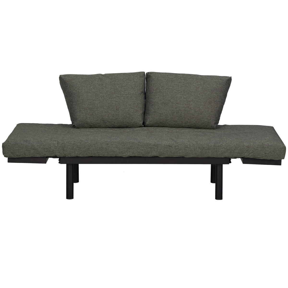 Costway Futon Sofa Sleeper Loveseat Convertible Bed Costway Futon Sofa Sleeper Loveseat Convertible Bed Lounger W Adjule Armrests As Pic Free Shipping Today 22437194