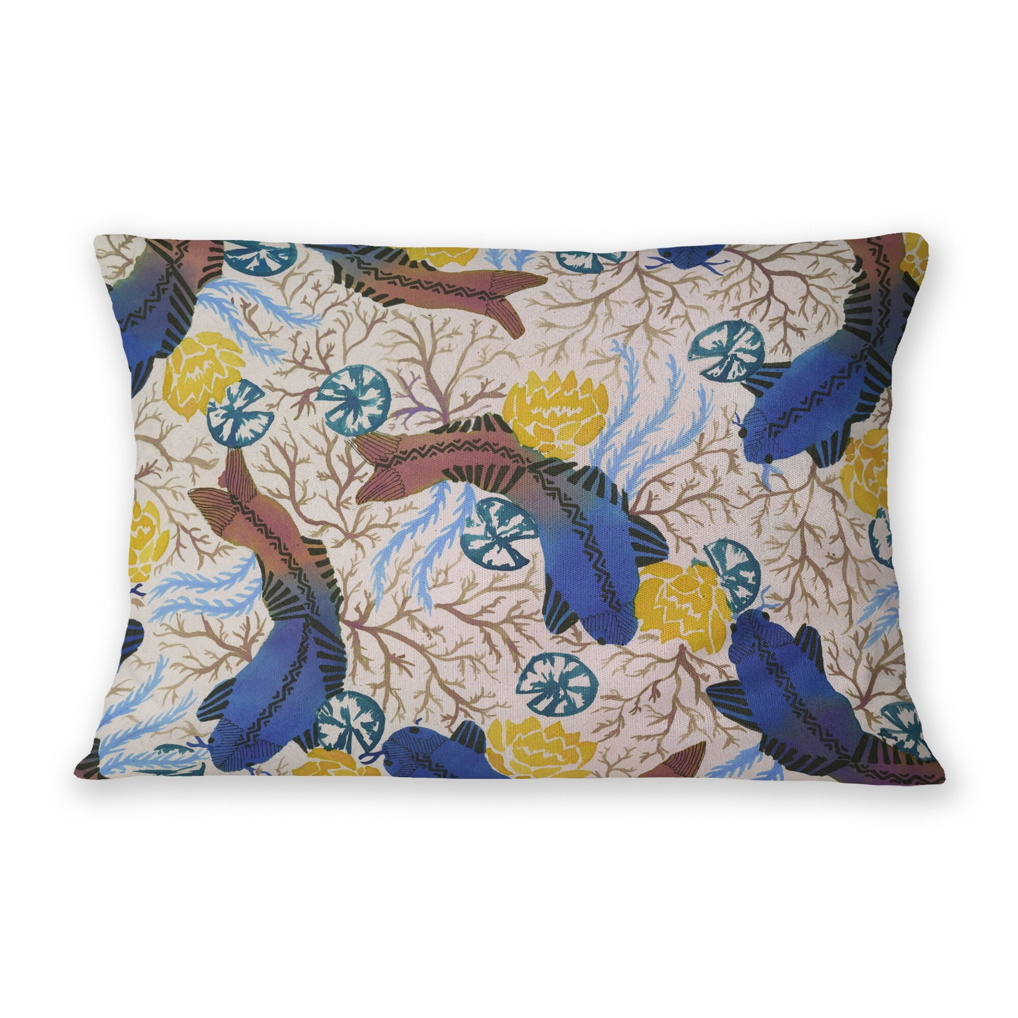 fish lumbar pillow
