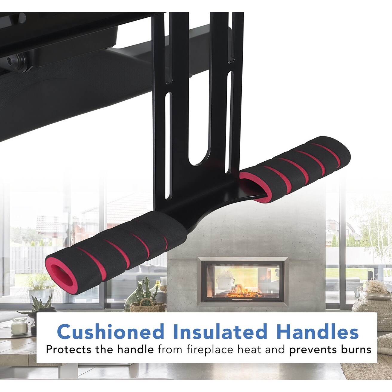 Shop Mount It Heavy Duty Fireplace Mantel Tv Mount Pull Down