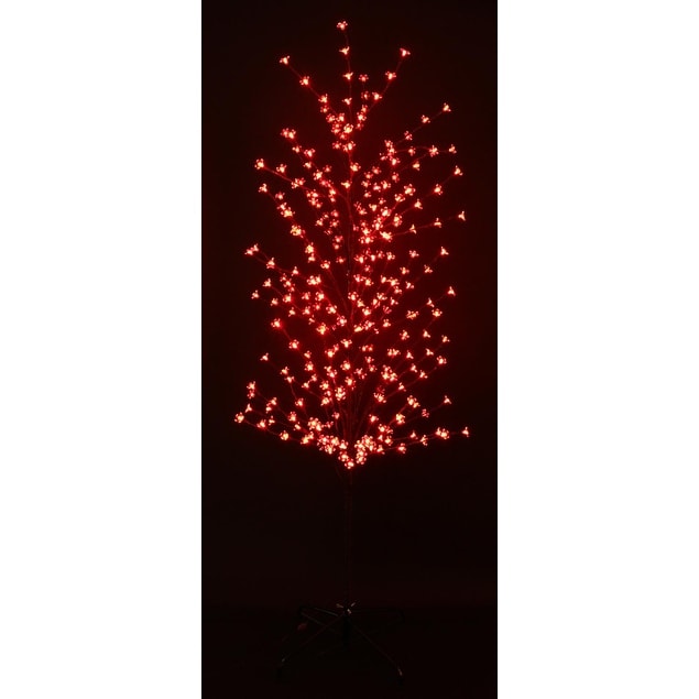 6 Enchanted Garden Led Lighted Cherry Blossom Flower Tree 6 Enchanted Garden Led Lighted Cherry Blossom Flower Tree Red Lights Free Shipping Today 24924371