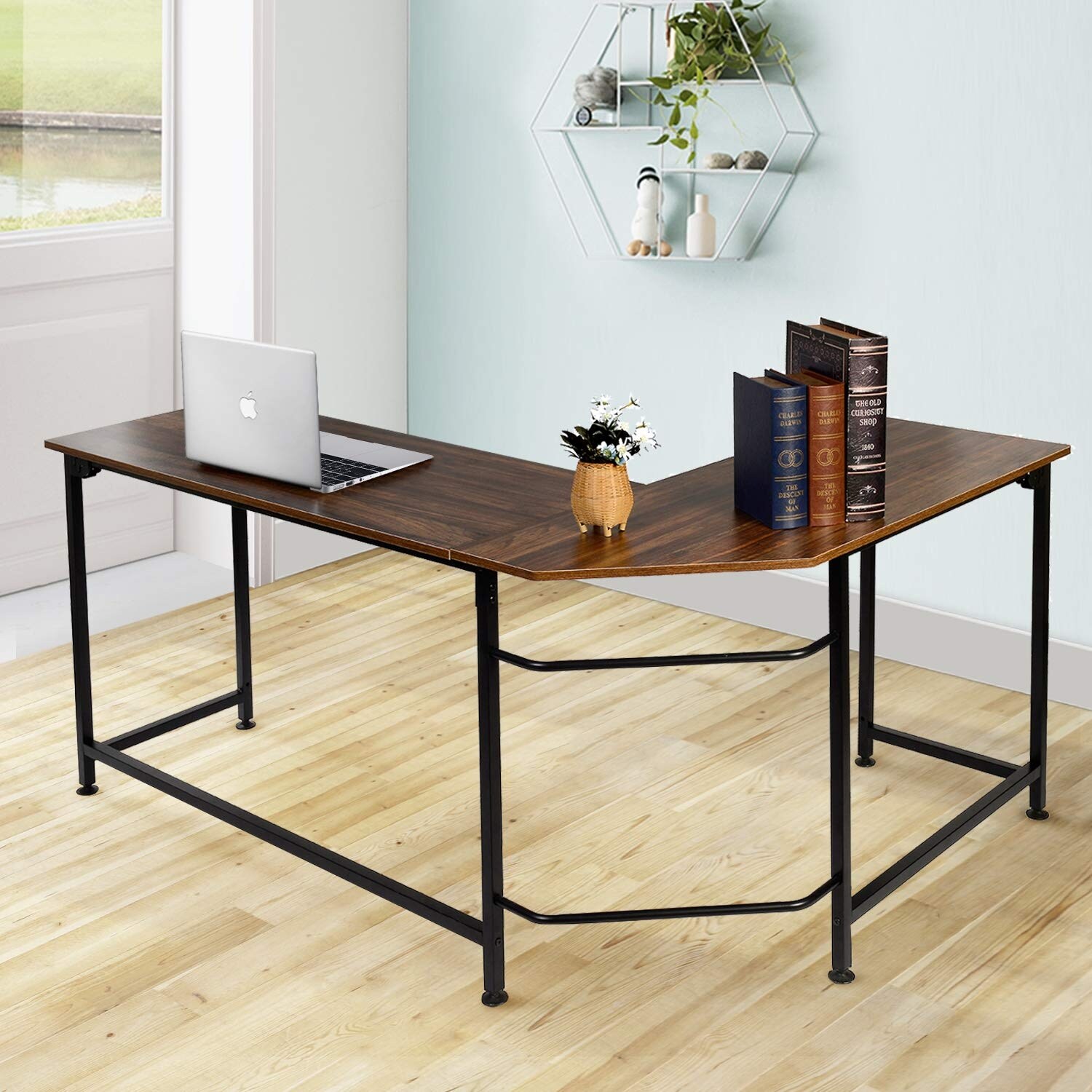 Vecelo Home Office Desk Modern Style L Shaped Corner Computer Vecelo Home Office Desk Modern Style L Shaped Corner Computer Free Shipping Today 25441825