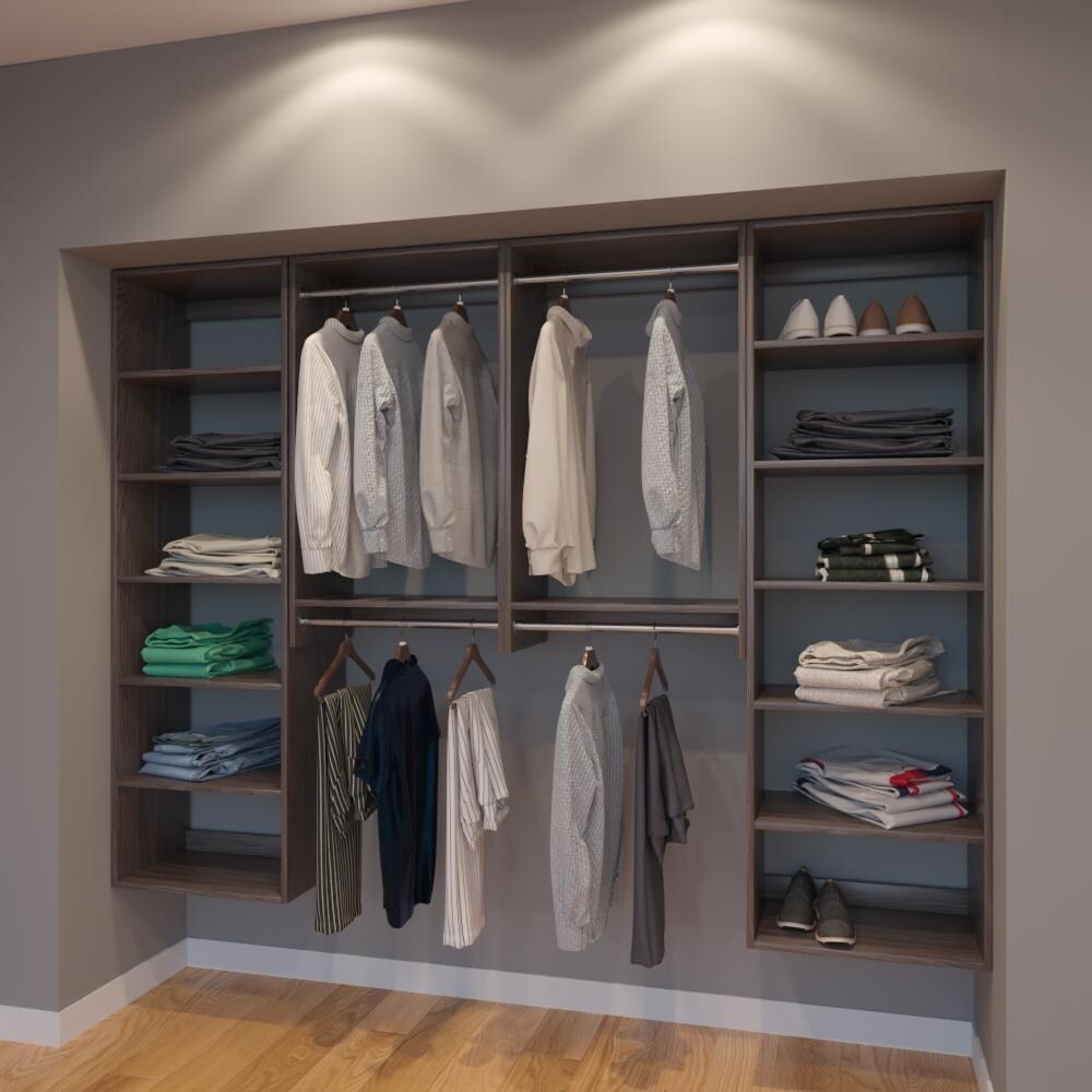 Modular Closets 8ft Closet Organizer System 96 Inch Style B Modular Closets 8ft Closet Organizer System 96 Inch Style B On Free Shipping Today 21706529