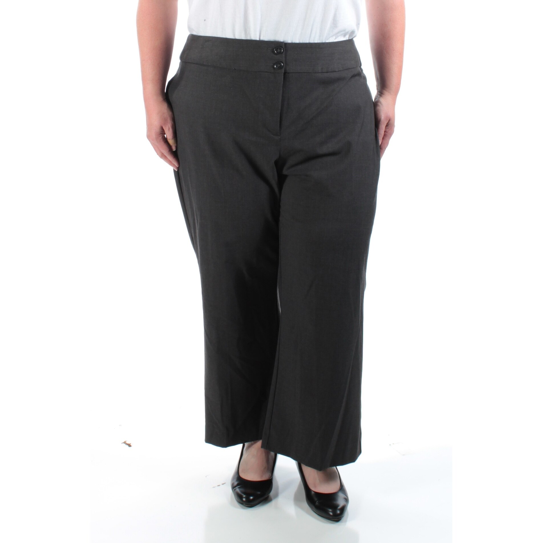Plus Size Petite Wide Leg Dress Pants Carley Connellan