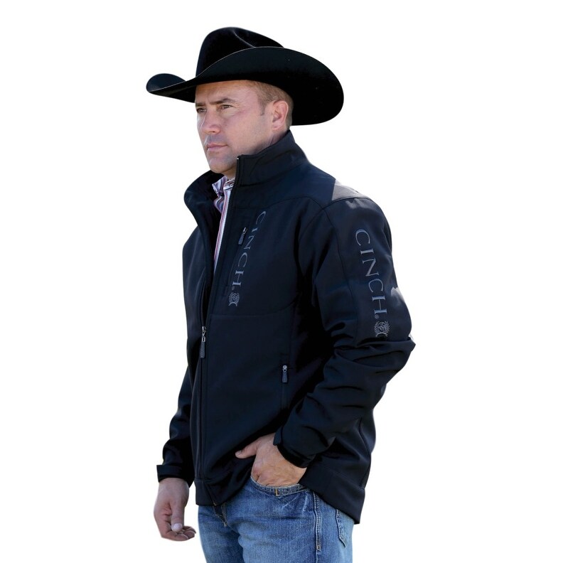 cinch men's concealed carry denim jacket