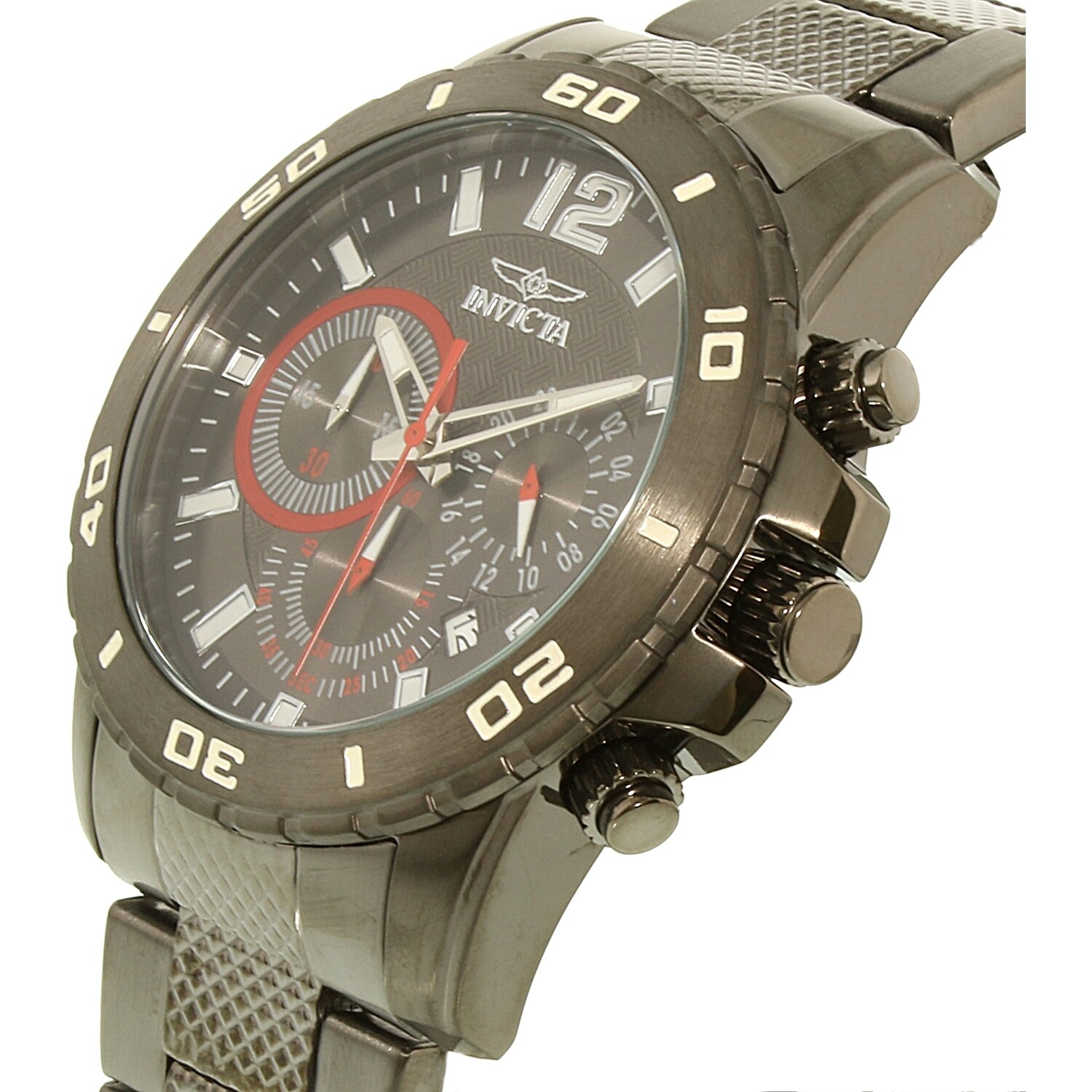 Shop Invicta Men's Pro Diver Grey Stainless-Steel Quartz Dress Watch - Free  Shipping Today - Overstock - 18770332
