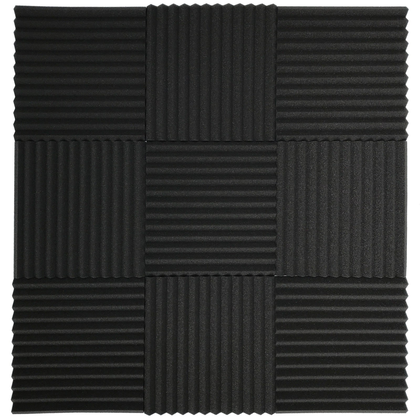 24 Pack Acoustic Foam Panel Wedge Studio Soundproofing 24 Pack Acoustic Foam Panel Wedge Studio Soundproofing Wall Tiles 12x12x1 Charcoal Free Shipping Today 23388434
