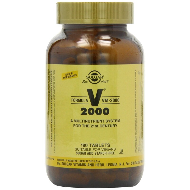 Shop Solgar Formula Vm 2000 Tablets Multinutrient System 180 Overstock 14439163
