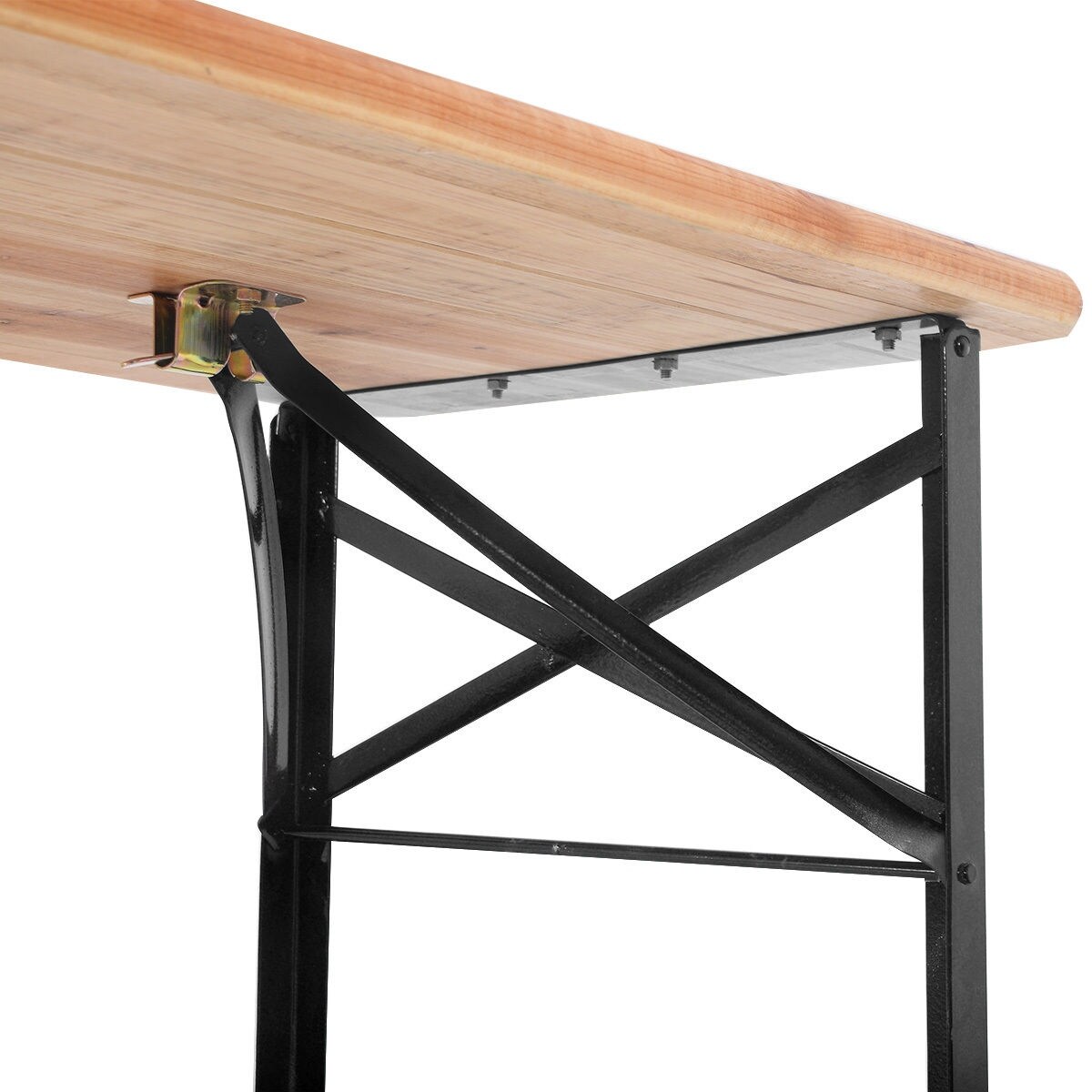 Shop Costway 3 PCS Beer Table Bench Set Folding Wooden Top Picnic ... Shop Costway 3 PCS Beer Table Bench Set Folding Wooden Top Picnic ...