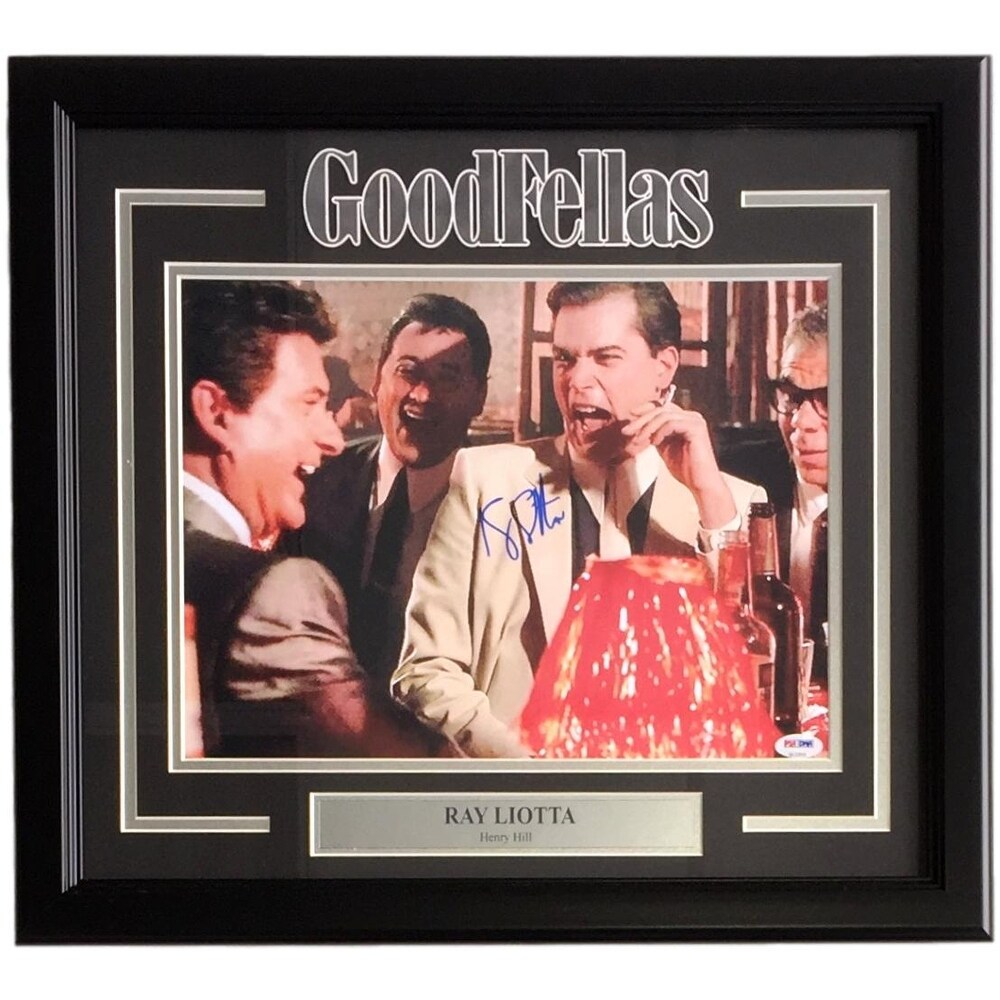 Shop Ray Liotta Signed Framed 11x14 Goodfellas Henry Hill Laughing Photo Psa Itp Overstock 18878745
