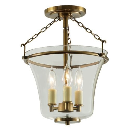 Jvi Designs 1182 Greenwich 3 Light Semi Flush Ceiling Fixture Jvi Designs 1182 Greenwich 3 Light Semi Flush Ceiling Fixture Free Shipping Today 13012597