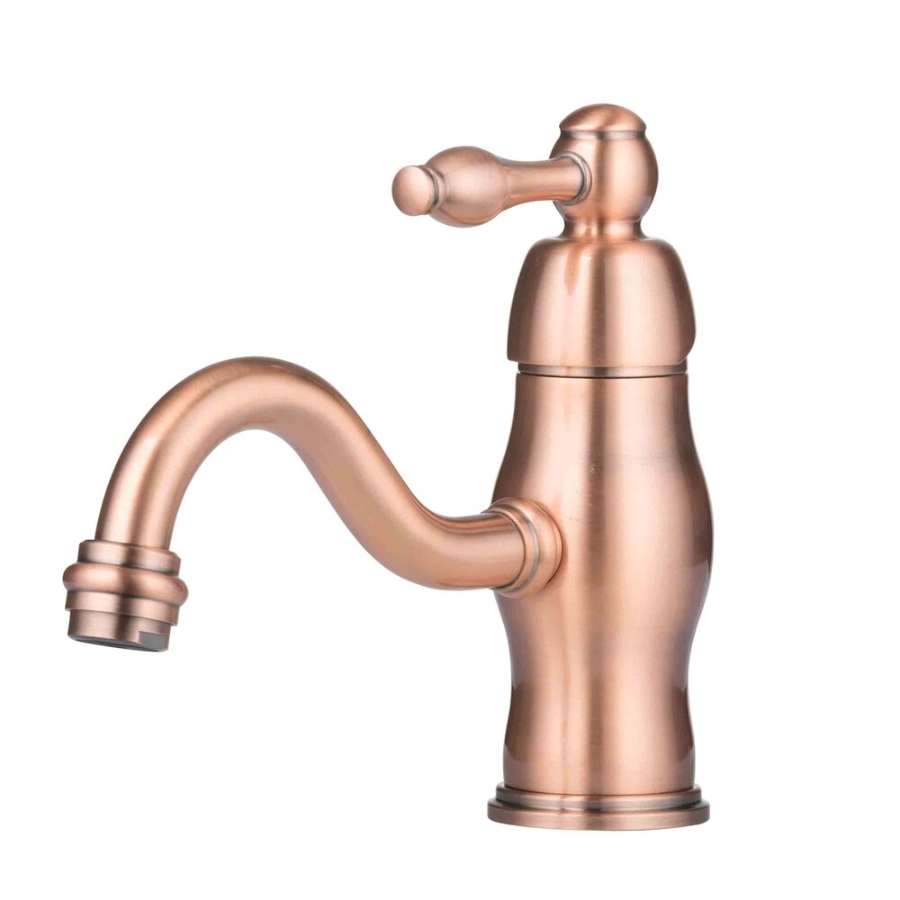 One Handle Copper Bathroom Sink Faucet 5 Years Warranty 69
