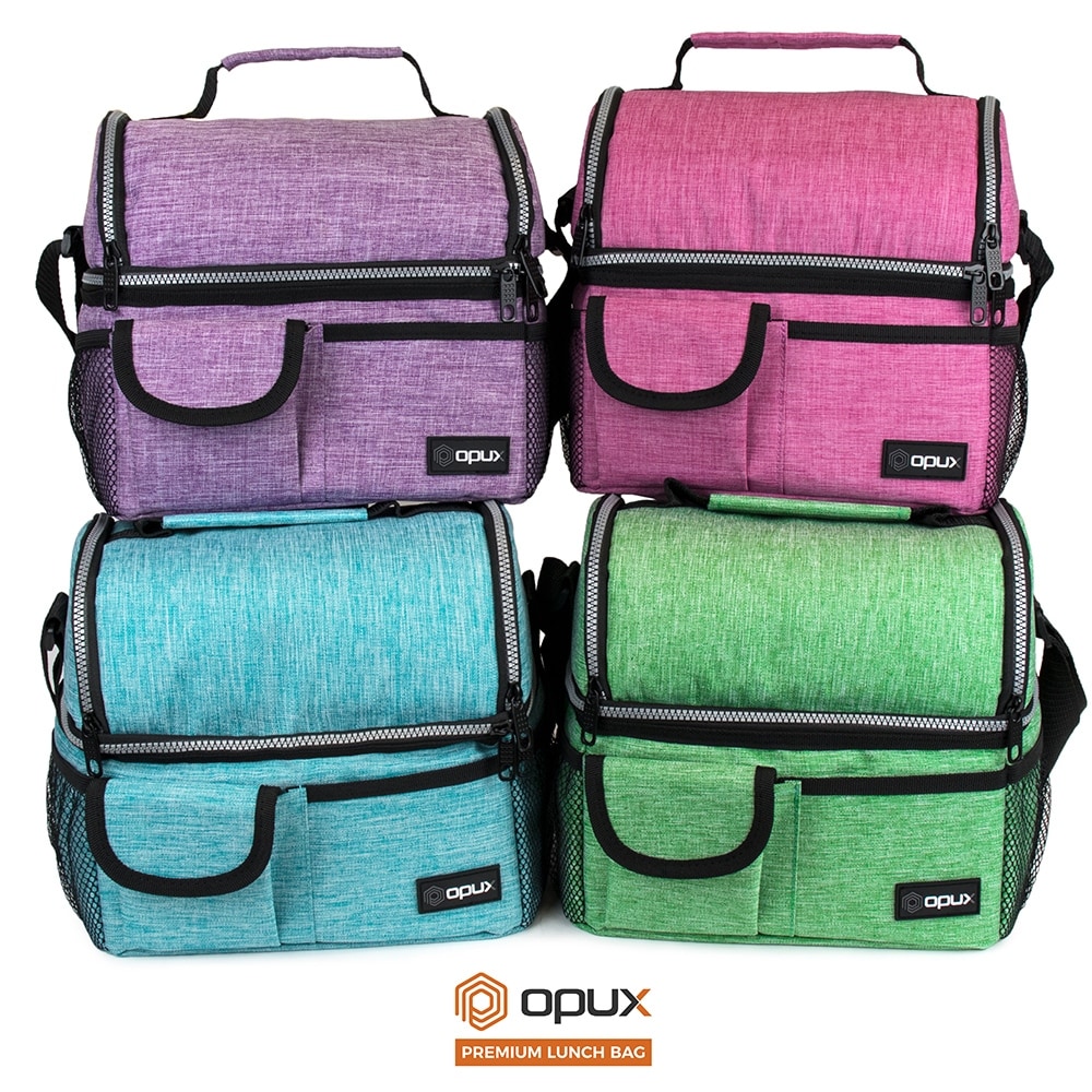 twin deck lunch bag