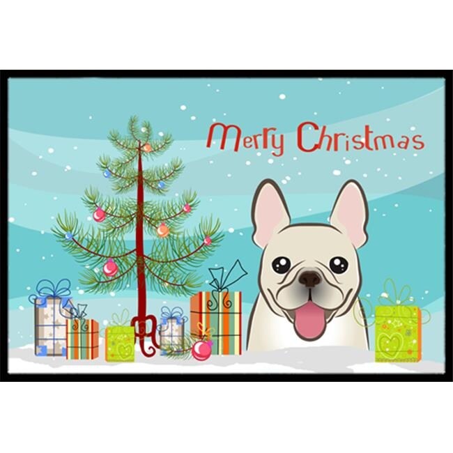 christmas tree french bulldog indoor or outdoor mat 24 x 36 free shipping on orders over 45 overstock 27288384 - Boston Terrier Outdoor Christmas Decoration christmas tree french bulldog indoor or outdoor mat 24 x 36 free shipping on orders over 45 overstock 27288384 - Boston Terrier Outdoor Christmas Decoration
