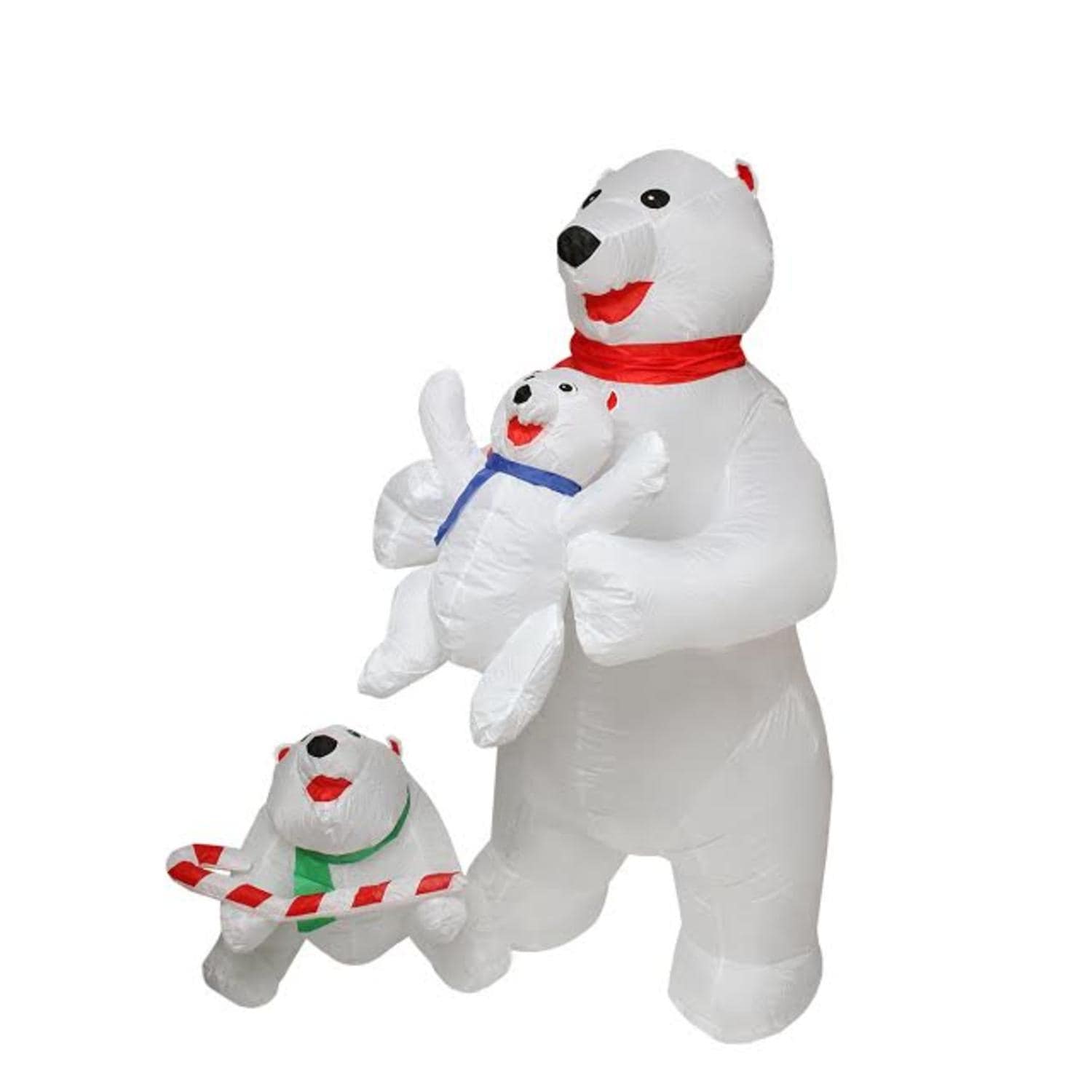 shop 5 inflatable cute polar bear family lighted christmas outdoor decoration white free shipping today overstockcom 17438516 - Polar Bear Inflatable Christmas Decorations shop 5 inflatable cute polar bear family lighted christmas outdoor decoration white free shipping today overstockcom 17438516 - Polar Bear Inflatable Christmas Decorations