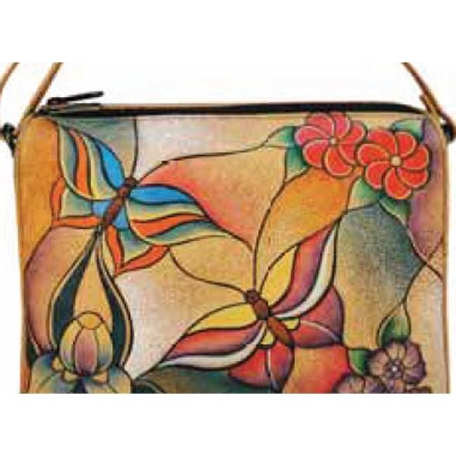 Shop Anna By Anuschka Women S 8040 Butterfly Glass Painting Us