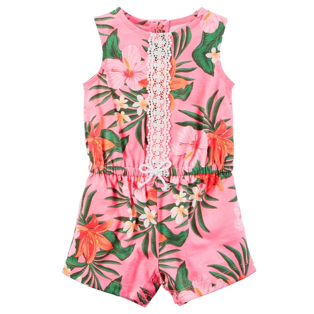 baby girls carter's floral romper
