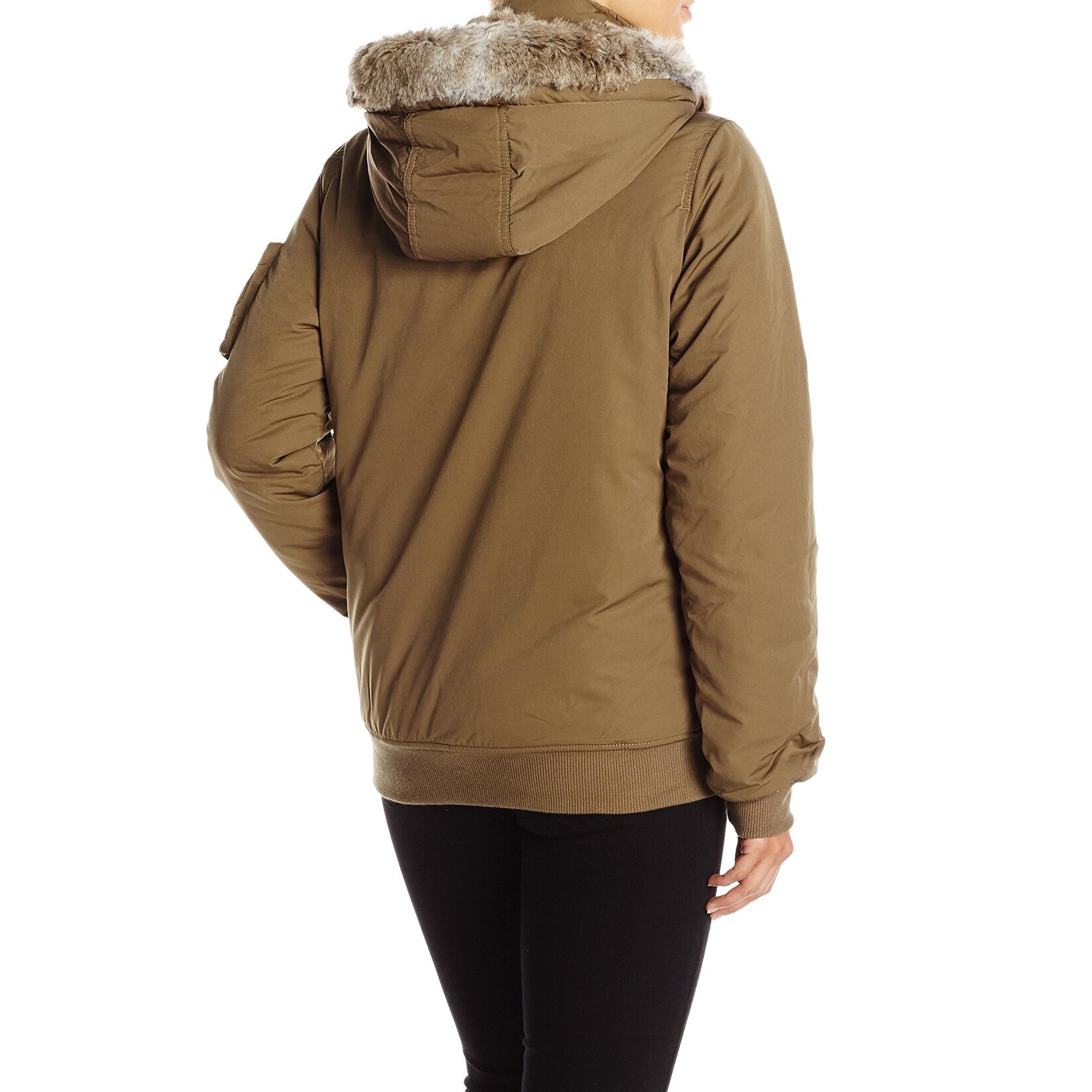 Shop Bench New Olive Green Womens Size Xl Full Zip Hooded Parka