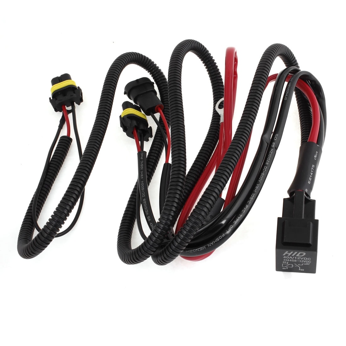 Unique Bargains H8 HID Xenon Conversion Kit Relay Wiring Harness 12V for Auto - Free Shipping On Orders Over $45 - Overstock.com - 24246094